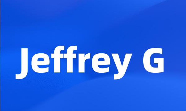 Jeffrey G