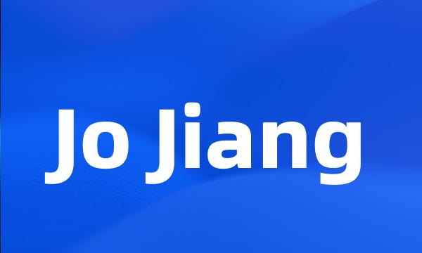 Jo Jiang