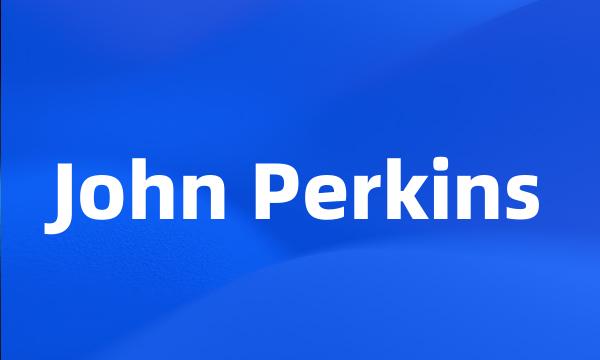 John Perkins