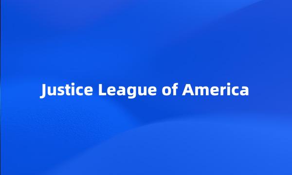 Justice League of America