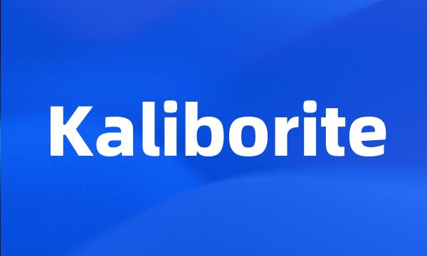 Kaliborite