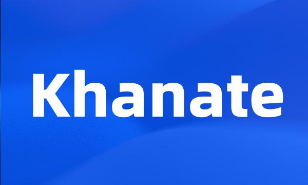 Khanate