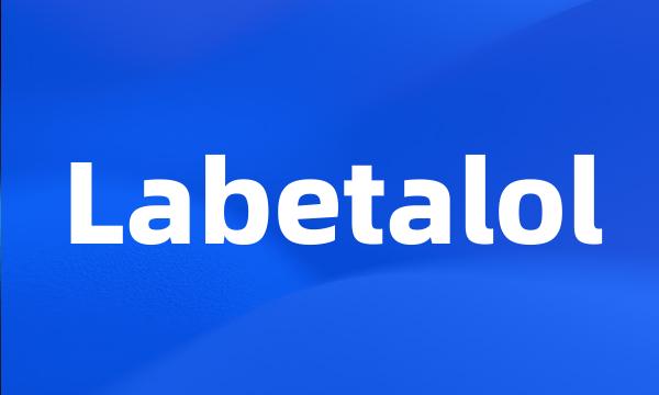 Labetalol