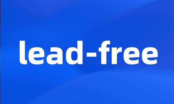 lead-free