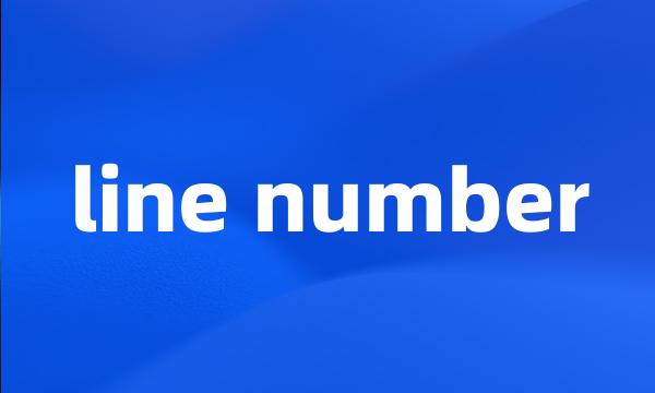 line number