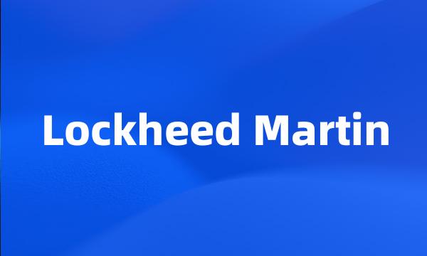 Lockheed Martin