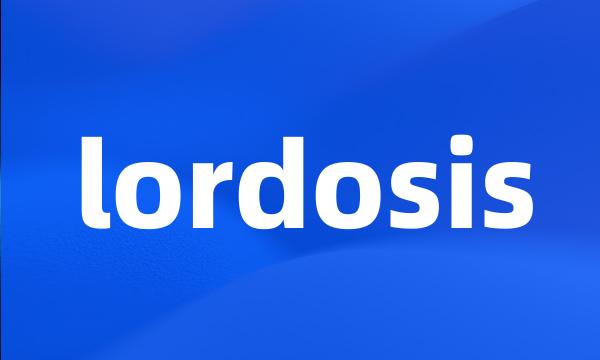 lordosis