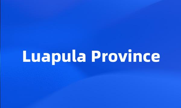 Luapula Province