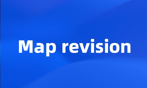 Map revision