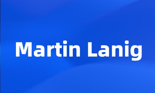 Martin Lanig