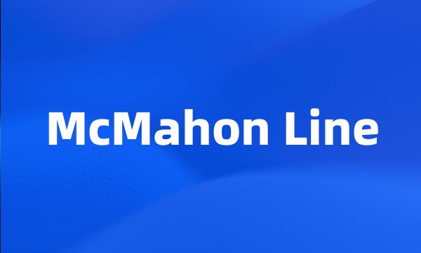 McMahon Line