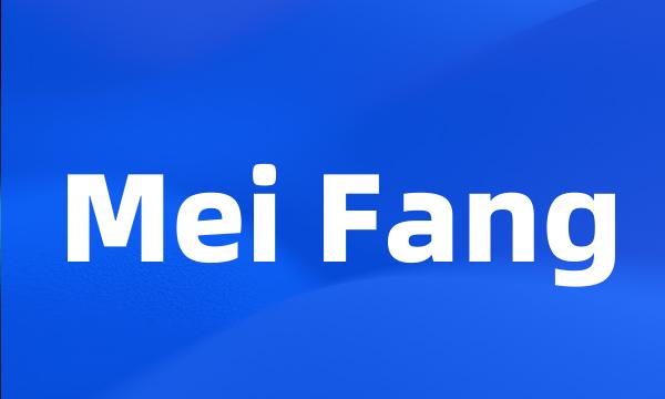 Mei Fang