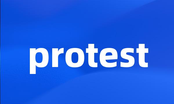 protest