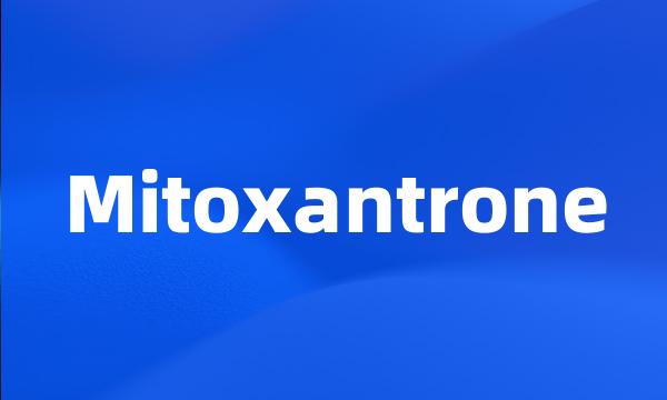 Mitoxantrone