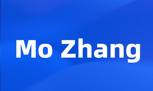 Mo Zhang