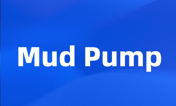 Mud Pump