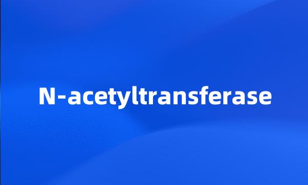 N-acetyltransferase