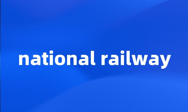 national railway