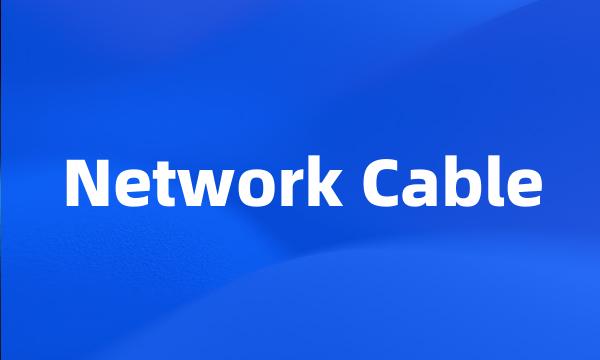 Network Cable