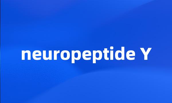 neuropeptide Y