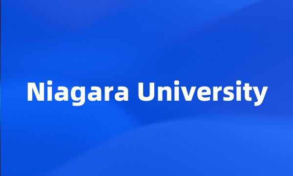 Niagara University