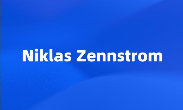 Niklas Zennstrom