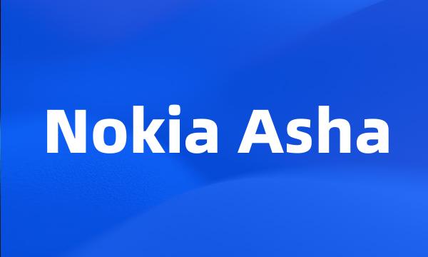 Nokia Asha