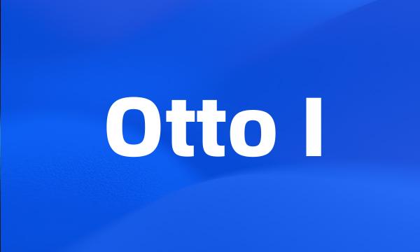 Otto I