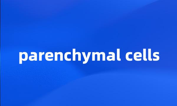 parenchymal cells