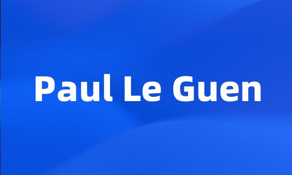 Paul Le Guen