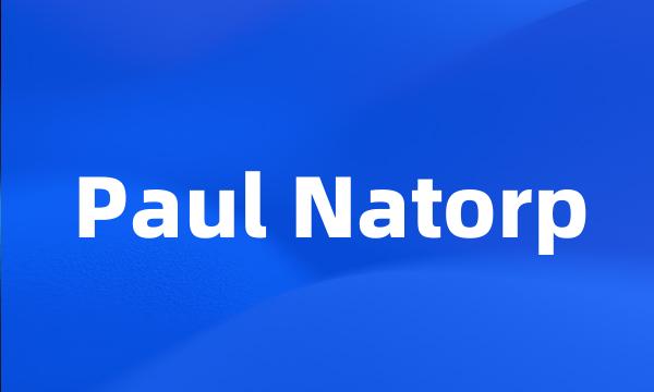 Paul Natorp