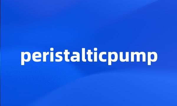 peristalticpump