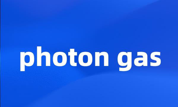 photon gas