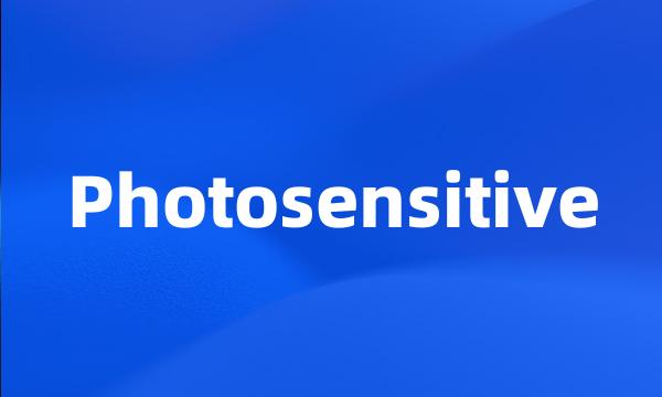 Photosensitive