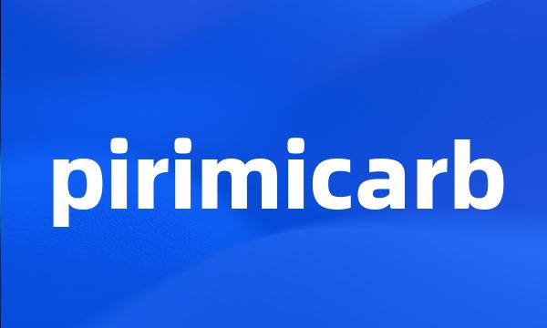 pirimicarb