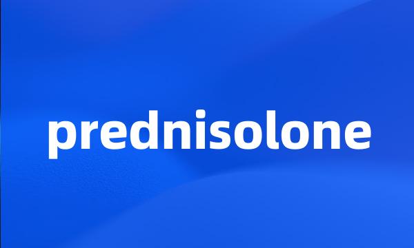 prednisolone