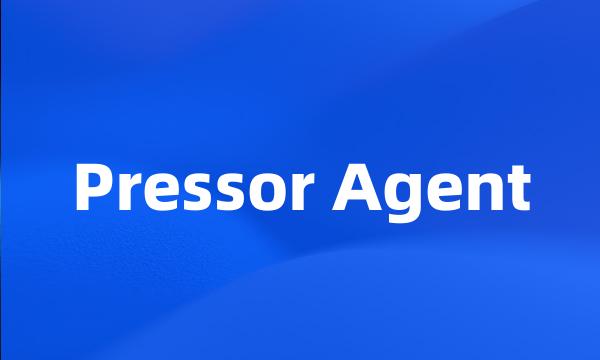 Pressor Agent