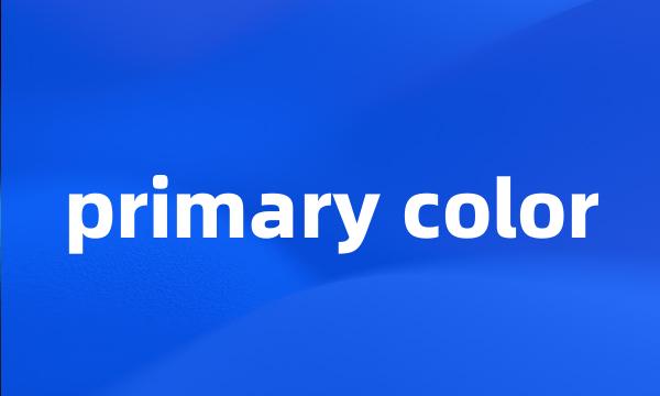 primary color