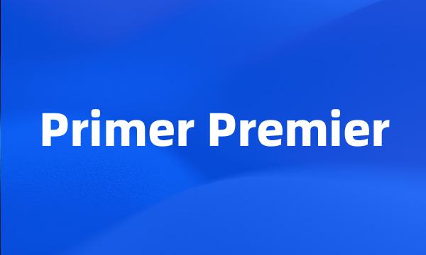 Primer Premier