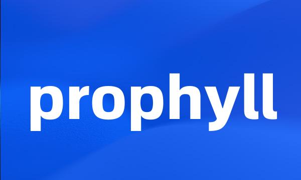 prophyll