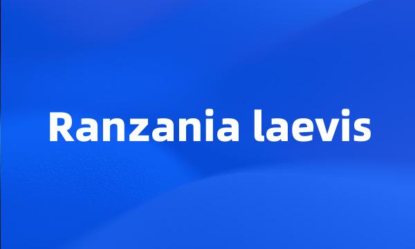 Ranzania laevis