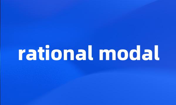 rational modal