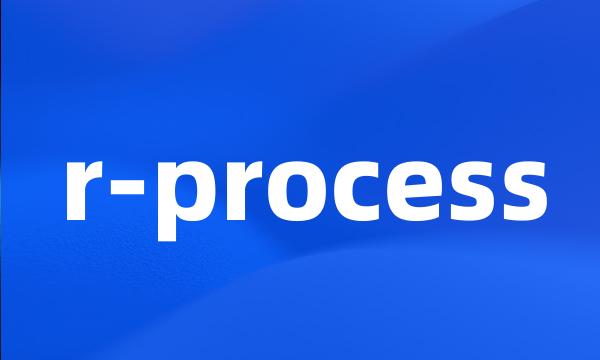 r-process