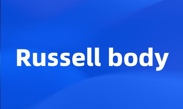 Russell body