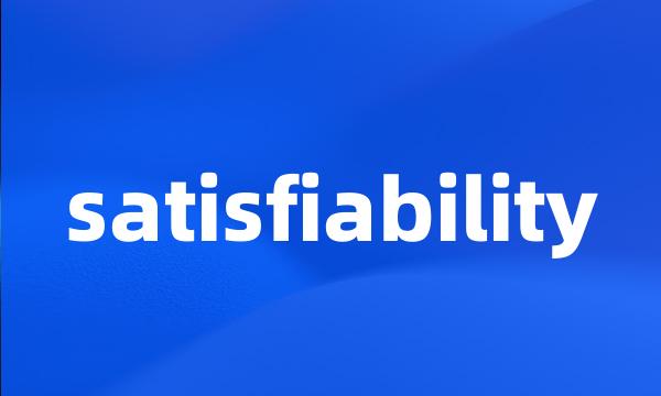 satisfiability