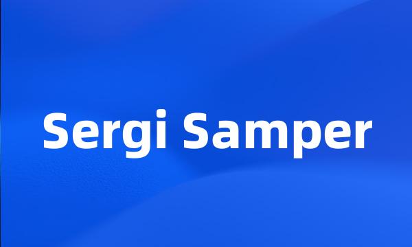 Sergi Samper