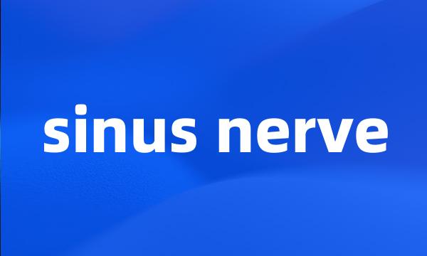 sinus nerve