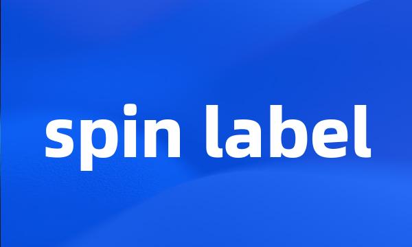 spin label