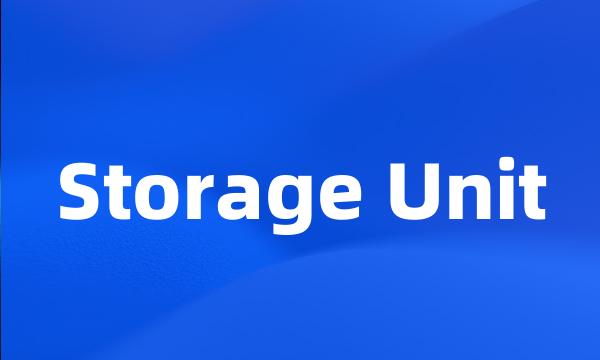 Storage Unit