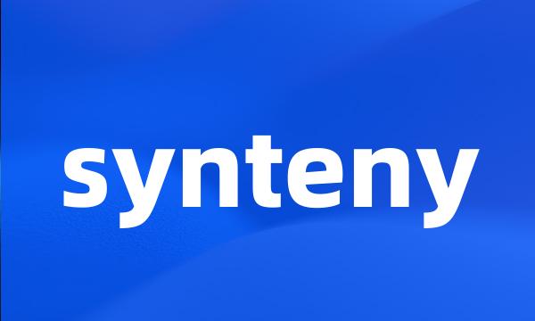 synteny